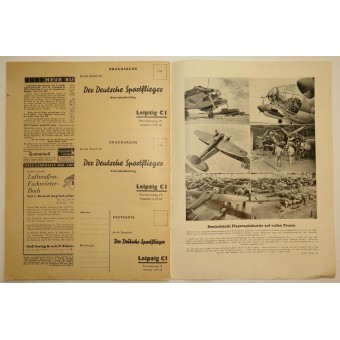 Der Deutsche Sportflieger, Nr.8, agosto 1940, Zeitschrift für die gesamte Luftfahrt.. Espenlaub militaria
